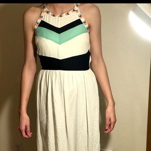 Chevron Maxi Dress